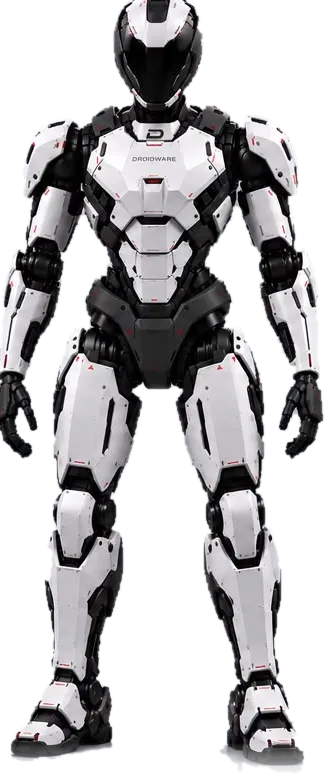 DROIDWARE G1 con la armadura completa montada